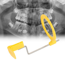 Posicionador de película para radiografías dentales, acero inoxidable/plástico