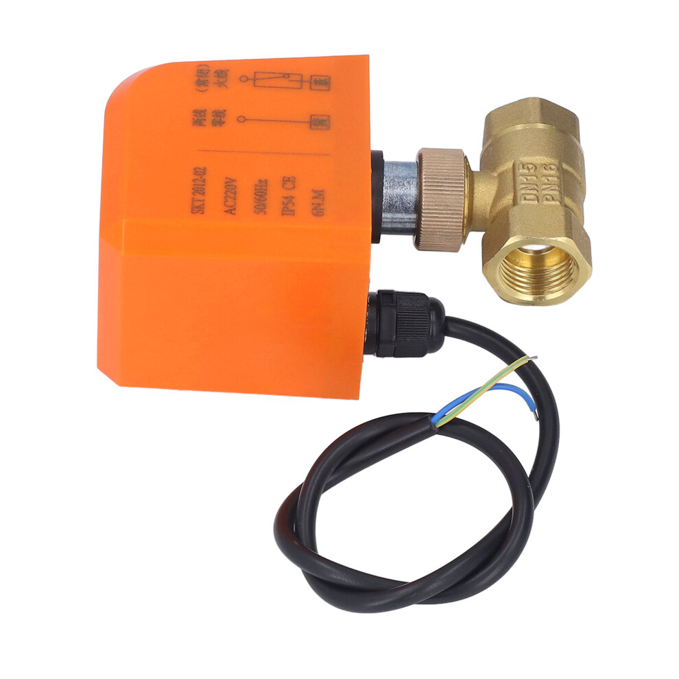 Dn15 Brass Abs Motorized Ball Valve 2 Wire 2 Way Normally Closed Ac220v 4911332842403