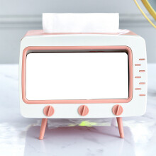 Porte-mouchoirs pour télévision rose plastique 200 g support pour téléphone