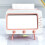 TV-Taschentuchboxhalter Pink 200g/7.1oz Kunststoff 1
