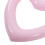 Heart Shaped Inflatable Pool Float Ring 45cm Pink, Tear-Resistant PVC 7