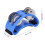 2 pezzi pedale per tamburello da piede percussione blu 4x10x6cm 2