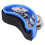 2 pezzi pedale per tamburello da piede percussione blu 4x10x6cm 15
