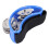 2 pezzi pedale per tamburello da piede percussione blu 4x10x6cm 13