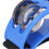 2 pezzi pedale per tamburello da piede percussione blu 4x10x6cm 12