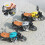 Lighted 1:12 Pull Back Motorcycle Toy for Kids Boys Retro Blue Black Finish 5