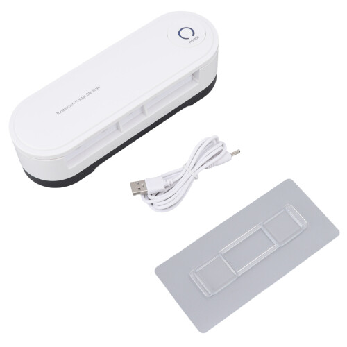 UV Toothbrush Sanitizer with Drying Function 2200mAh Battery Wall Mount 2