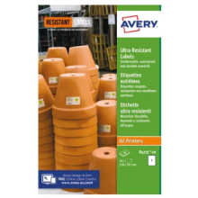 Avery Ul Res Labels 210X297Mm Pk20