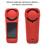 Stoßfeste Silikonhülle für X4 Panoramic Rot 5