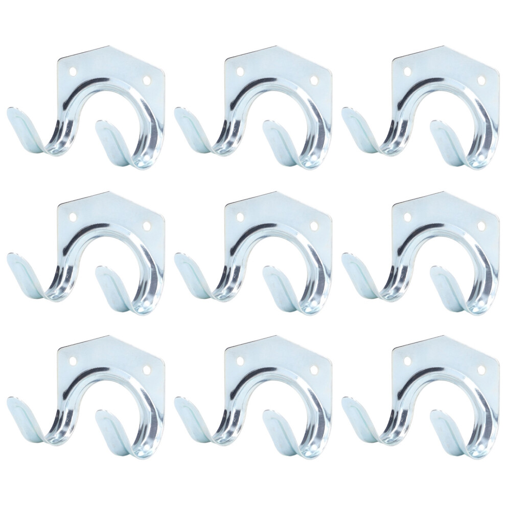 Garage & Garden 25Pcs Galvanized Steel Hooks For Tool Hanging And Storage 5041332852696