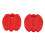 Children's Trike Red Pedal Accessories Easy Install Replacements 2 Pcs 2