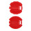 Children's Trike Red Pedal Accessories Easy Install Replacements 2 Pcs 12