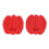 Children's Trike Red Pedal Accessories Easy Install Replacements 2 Pcs 16