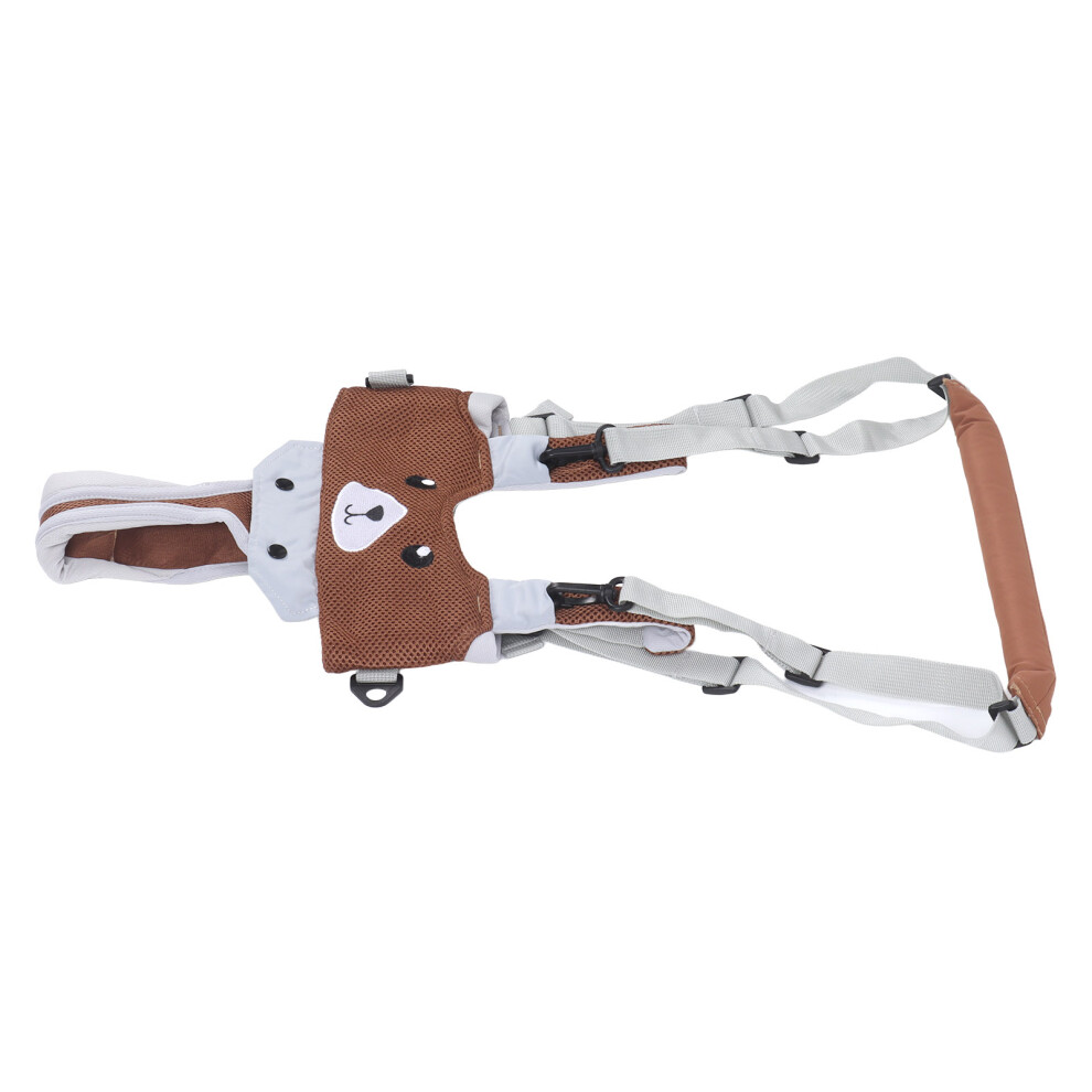 Breathable Toddler Walking Harness, 8-24 Months, Coffee Bear