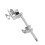 Stainless Steel Cowbell Clamp for Drum Hardware Easy Up or Down Adjustment 7