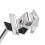 Stainless Steel Cowbell Clamp for Drum Hardware Easy Up or Down Adjustment 8