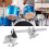 Stainless Steel Cowbell Clamp for Drum Hardware Easy Up or Down Adjustment 16