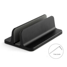 Verticale laptopstandaard voor MacBook Air Pro Aluminium opvouwbare laptop