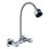 Wall-mounted two-handle kitchen faucet, brass shower basin faucet, two-hole cold 1