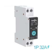 Tuya Zigbee älykäs annostelijan katkaisija 1P 10A/16A/63A DIN-kisko älykotiin langaton kaukosäädin k