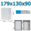 Buckle Waterproof Junction Box IP67 ABS Plastic Wall Mounted Weatherproof Hinge 1