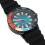 Rotating Bezel Automatic Watch for Men Black Orange Luminescent Date Waterproof 9