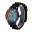 Rotating Bezel Automatic Watch for Men Black Orange Luminescent Date Waterproof 3