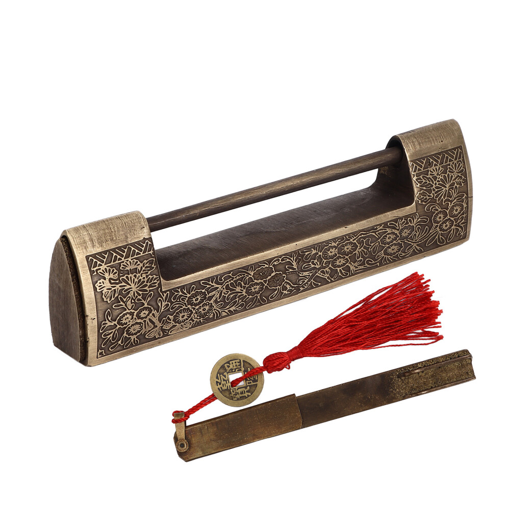 Chinese Brass Antique Lock 9Cm For Cabinets & Gift Boxes 7901332858082