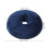 Cuscino a ciambella in Memory Foam 40x39x8cm blu navy 2