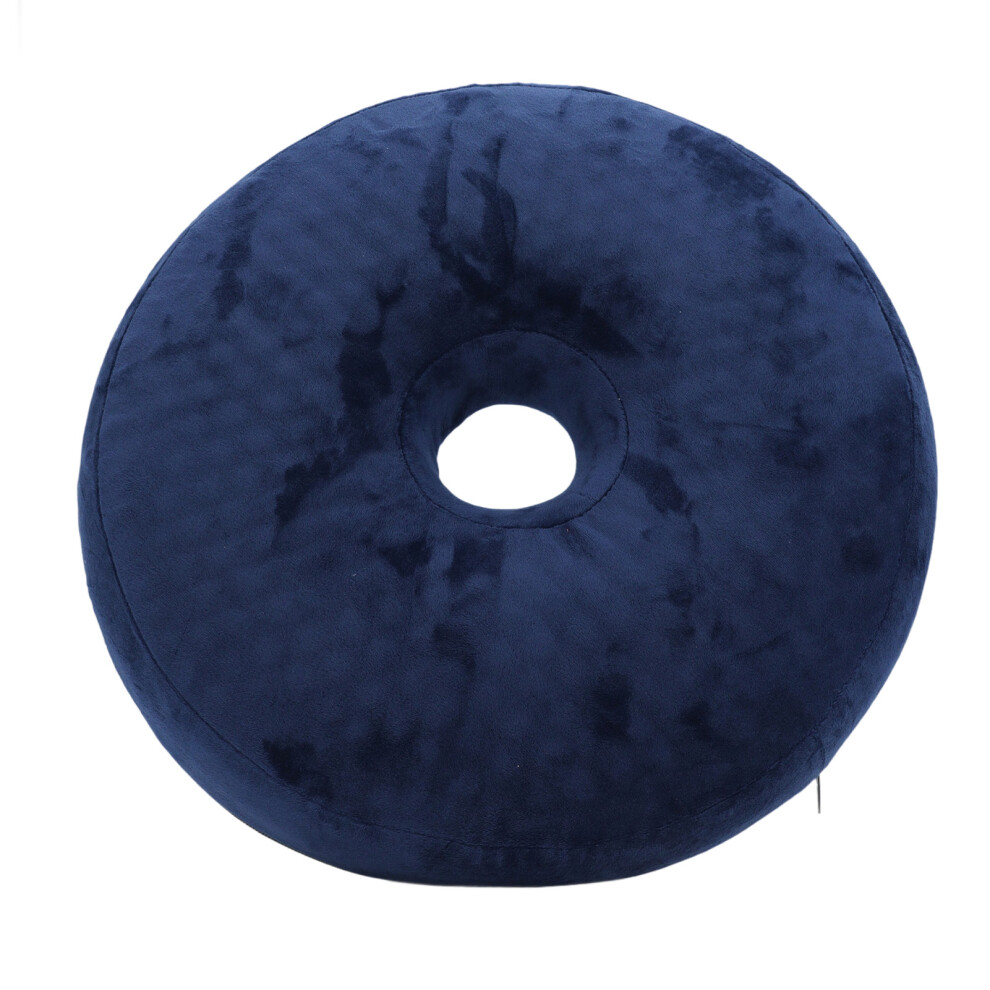 Blue Donut Cushion Memory Foam 39.5X39x8cm Navy