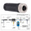 Conector de campo N2K, hembra M12, 5 pines, ABS+Metal 5