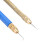 2pcs Ventilating Lace Wig Needle Holders Brass & Plastic Crochet Hooks 8