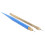 2pcs Ventilating Lace Wig Needle Holders Brass & Plastic Crochet Hooks 11