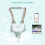 Baby Walking Harness Mint Blue, Adjustable, Lightweight, 8-24M 6
