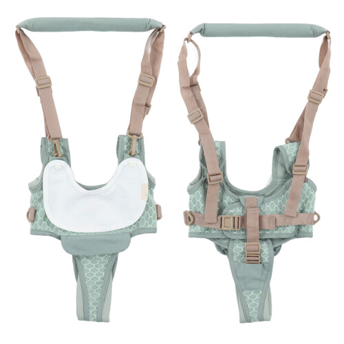 Baby Walking Harness Mint Blue, Adjustable, Lightweight, 8-24M