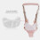 Lightweight Adjustable Baby Walking Harness for 8-24 Months Pink 4