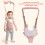 Lightweight Adjustable Baby Walking Harness for 8-24 Months Pink 11