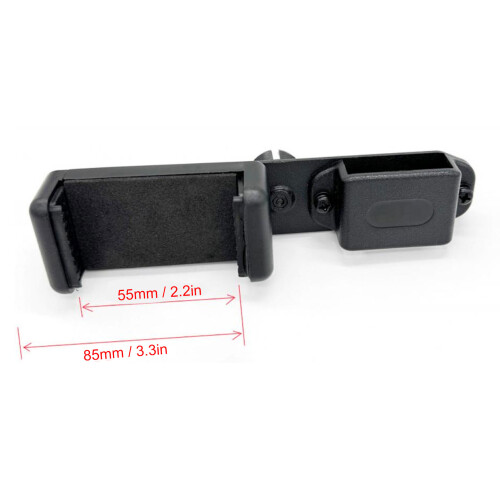 Adjustable Black Walkie Talkie Car Mount Holder for 2-Way Radios 1