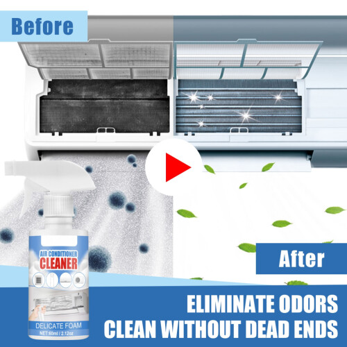 Quick-Rinse 60ML Air Conditioner Cleaner: No Disassembly Needed