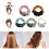 Heatless Satin Curling Headband, 18cm Diameter, Sleep Wave Curler 8