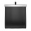 Foldable Leather Car Trash Can 275x260mm Waterproof Organizer Black 3