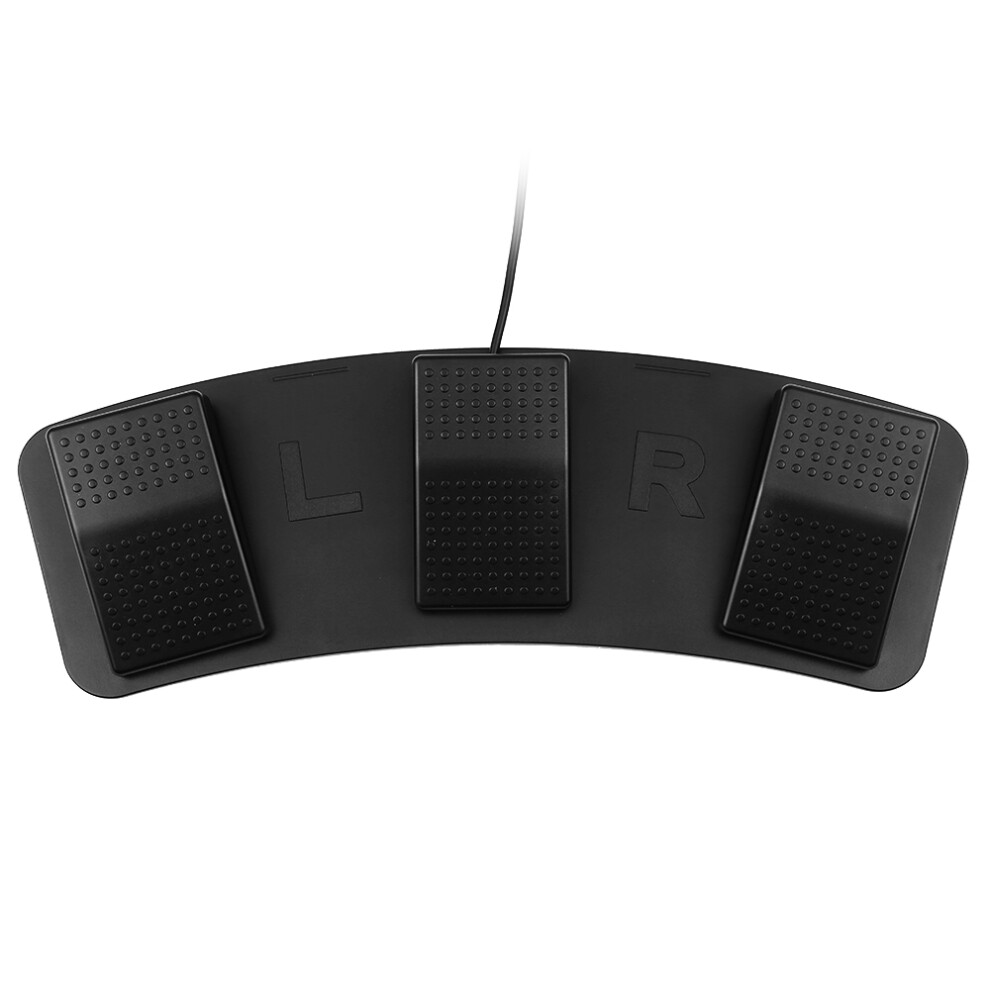 Fs23-Pro Usb Mechanical Triple Foot Switch For Gaming And Control, 37.5X12x4cm 8281332865563
