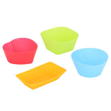40 Stück Silikon-Bento-Backförmchen - Antihaft, wiederverwendbar, Bento-Box-Zubehör, Silikon-Muffin- und Cupcake-Formen
