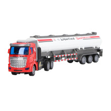 1:48 Scale RC Oil Tank Semitruck with Remote & Batteries for Kids