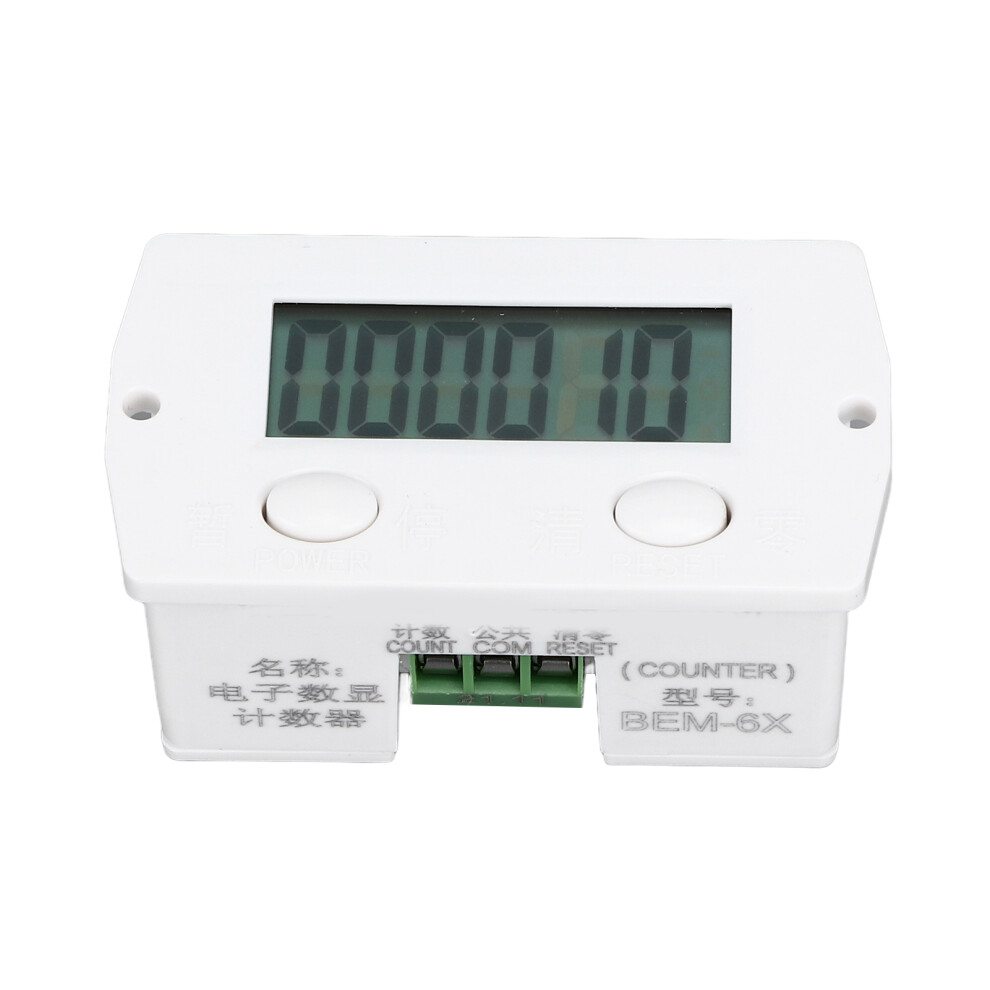 Industrial Punch Counter 0Â999999 With Lcd Display Easy Battery Change 4921332869140
