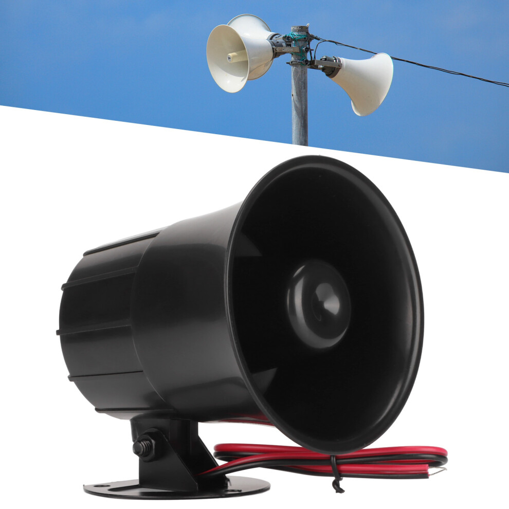Garden Security Alarm Siren Horn 15W Wired Dc6-12V High Decibel Siren System 4181332871219