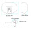 Auricolari traduttori 30mAh 131x93x35cm Bianco 2