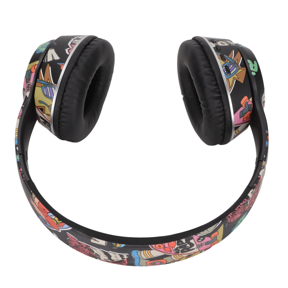 Wireless Bluetooth Headset With 20Hz-20Khz Hifi Sound And Colorful Lights Black 8781332872429