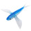 Fliegende Fischform 130 g Weicher Silikon-Köder Blau 15