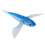 Fliegende Fischform 130 g Weicher Silikon-Köder Blau 11